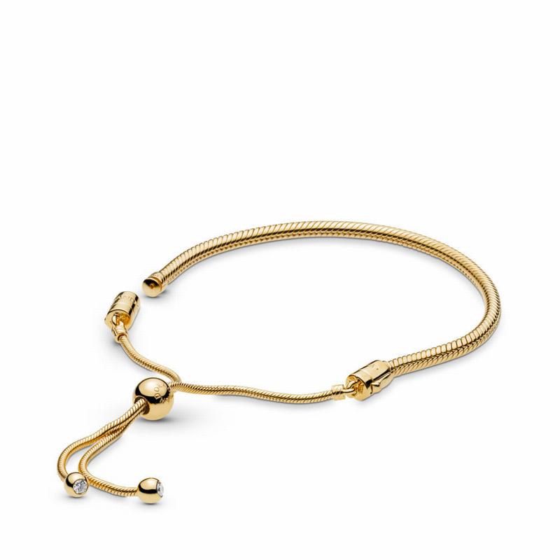 Pandora Australia Shine™ Sliding Bracelet - 18ct Gold Plated | BHSJQM039